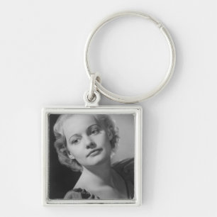 Woman Posing 2 Keychain
