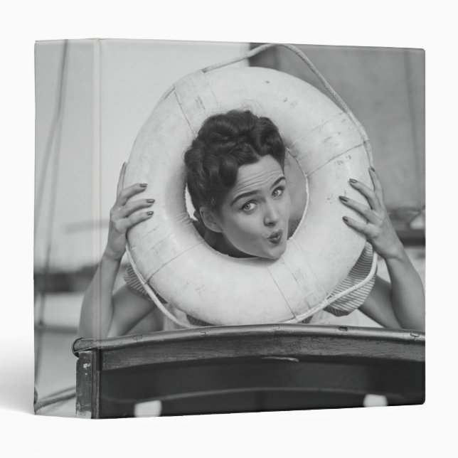 Woman Posing 3 Binder (Front/Spine)