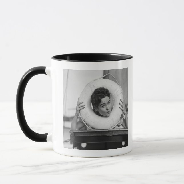 Woman Posing 3 Mug (Left)