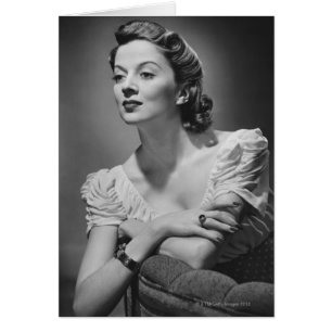 Woman Posing in Studio