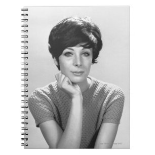Woman Posing Notebook