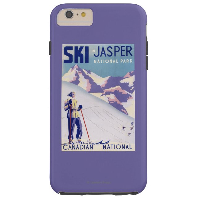 Woman Posing Open Slopes Poster Case-Mate iPhone Case (Back)