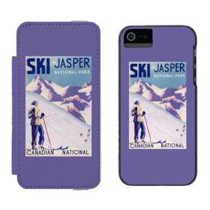 Woman Posing Open Slopes Poster Incipio Watson™ iPhone 5 Wallet Case