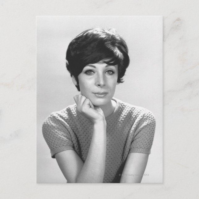 Woman Posing Postcard (Front)