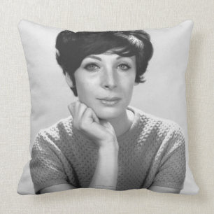 Woman Posing Throw Pillow