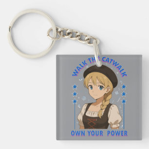 woman power keychain
