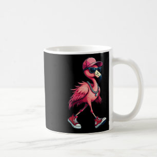 Woman President Kamala Harris Pink Flamingo Retro  Coffee Mug