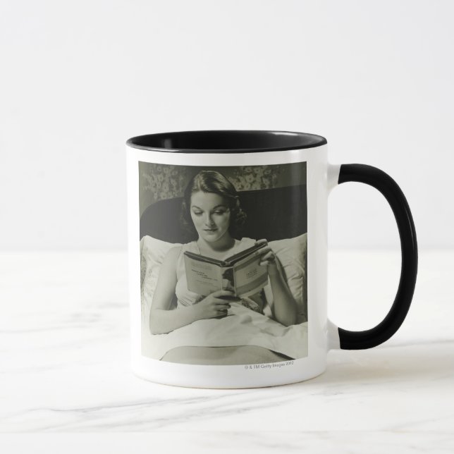 Woman Reading Book Mug (Right)