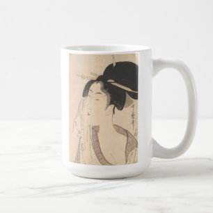 Woman Relaxing after Her Bath Coffee Mug