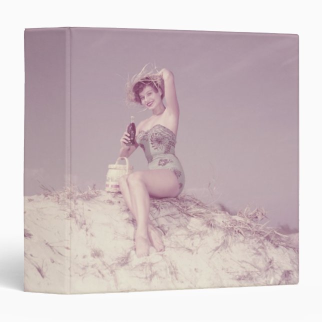 Woman Relaxing on Beach Binder (Front/Spine)