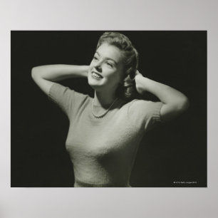 Woman Relaxing Poster