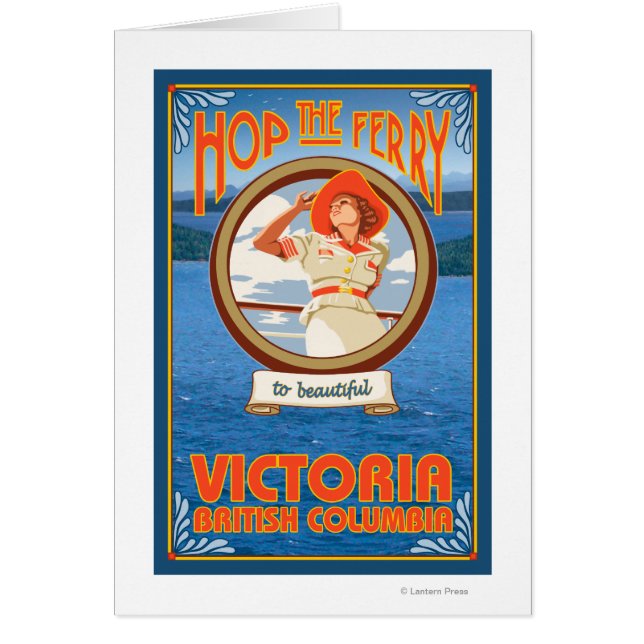 Woman Riding Ferry - Victoria, BC Canada (Front)