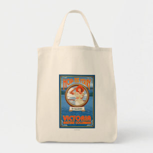 Woman Riding Ferry - Victoria, BC Canada Tote Bag
