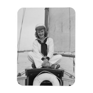 Woman Sailor Magnet