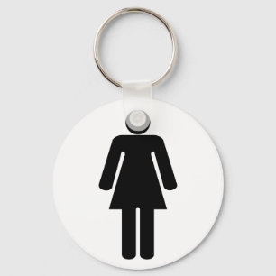 Woman Shape Keychain