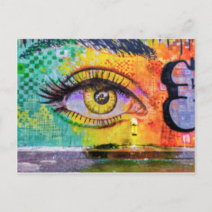 Woman Sheds Tears (Los Angeles, CA) Postcard
