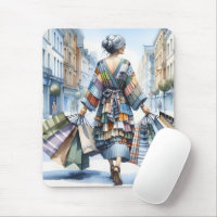 Woman Shopper With Bags