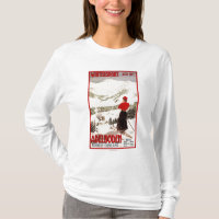 Woman Skier Overlooking Adelboden Poster