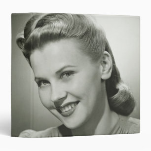 Woman Smiling 2 Binder