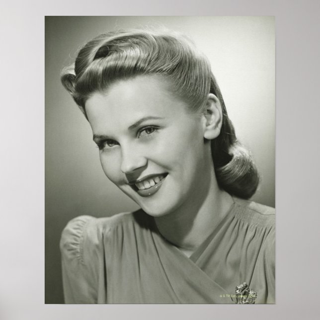 Woman Smiling 2 Poster (Front)