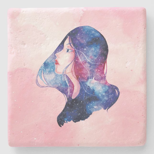 Woman Stone Coaster (Front)