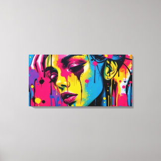 Woman Street Style - Canvas Print