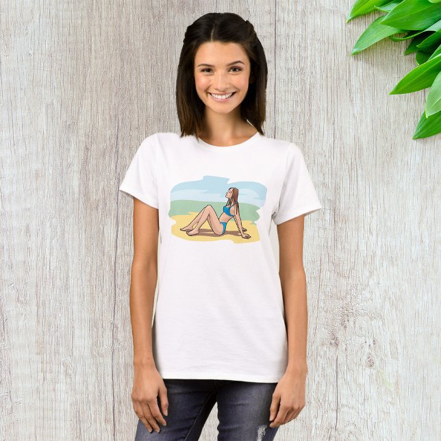 Woman Sunbathing T-Shirt (Creator Uploaded)