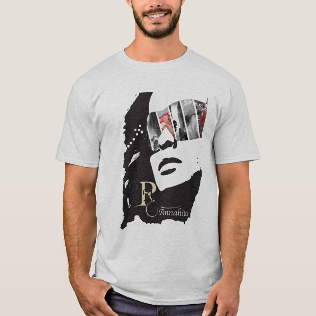 Woman-Sunglass Vector AR Annahita T-Shirt (Front)