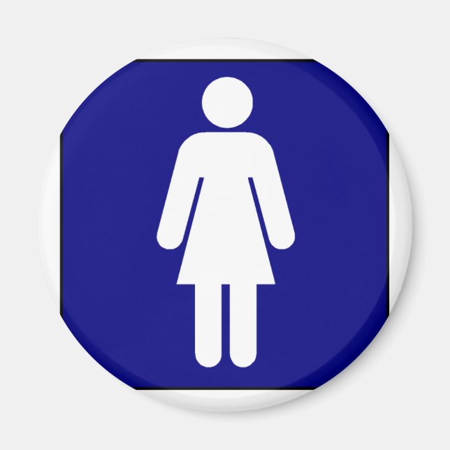 Woman Symbol Magnet (Front)