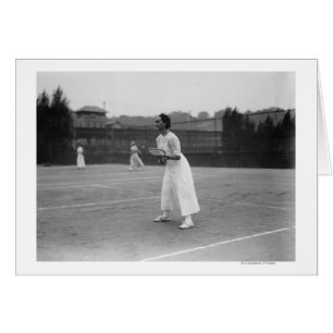 Woman Tennis Player getting ready Photograph