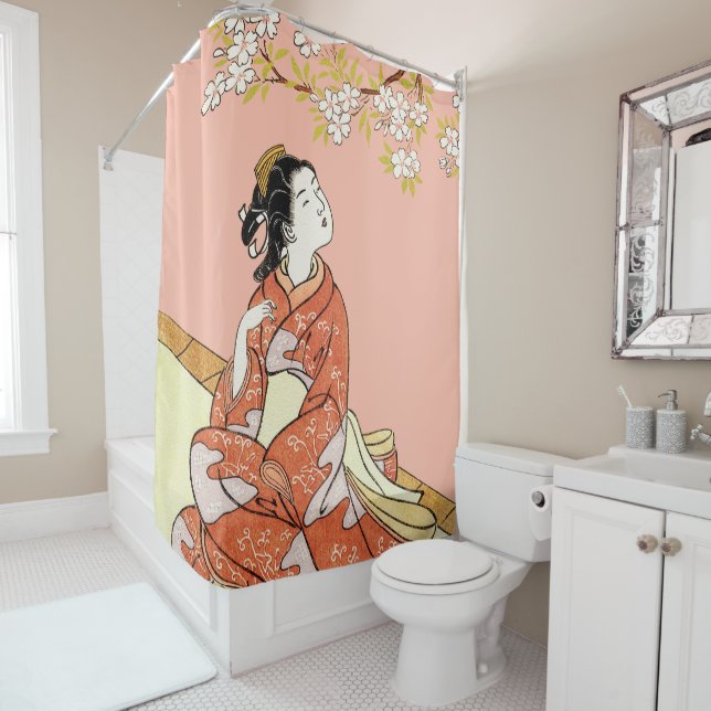 Woman Under Cherry Blossoms (In Situ)