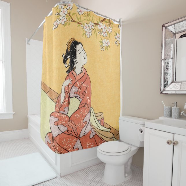 Woman Under Cherry Blossoms (In Situ)