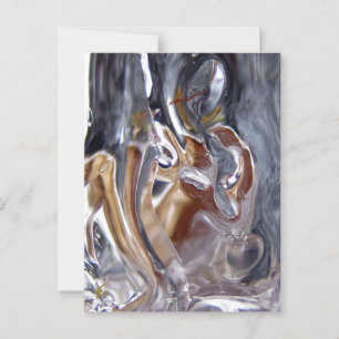 Woman Under Waterfall Bathing Goddess Postcard