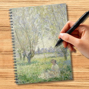 Woman under Willows, Monet 1880 Notebook