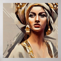 Woman Wall Decor, Queen of Sheba