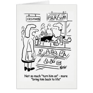 Woman wants a Perfume to "Bring Him Back to Life"