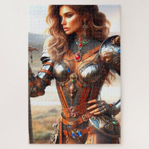 Woman Warrior Jigsaw Puzzle