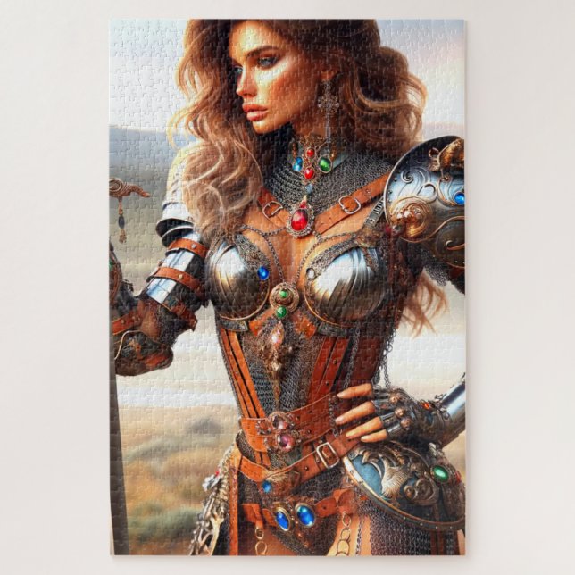 Woman Warrior Jigsaw Puzzle (Vertical)