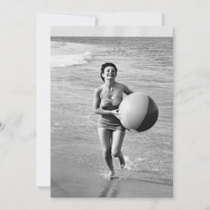 Woman with a Beach Ball