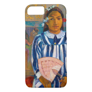 Woman with A Fan, Gauguin Case-Mate iPhone Case