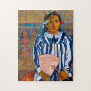 Woman with A Fan, Gauguin Jigsaw Puzzle