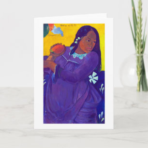 Woman with a Mango, Gauguin Card