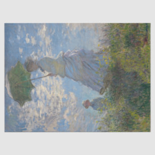 Woman with a Parasol by Claude Monet Tissue Paper