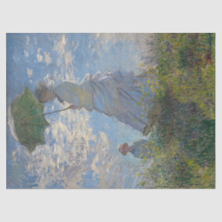 Woman with a Parasol by Claude Monet Tissue Paper