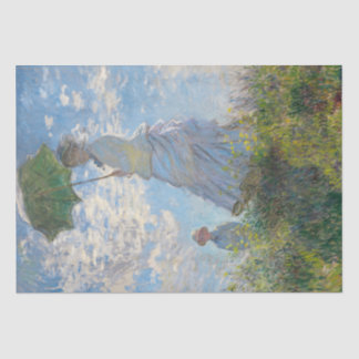 Woman With A Parasol by Monet Shabby Chic Tissue Paper