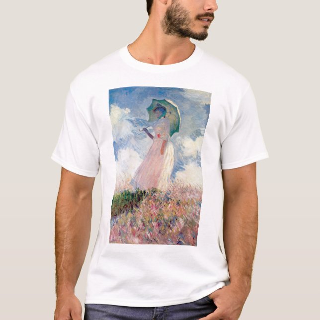 Woman with a Parasol, Claude Monet, 1886 T-Shirt (Front)