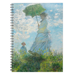 Woman with a Parasol  Claude Monet    Notebook