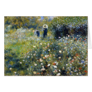 Woman with a Parasol in a Garden, Renoir