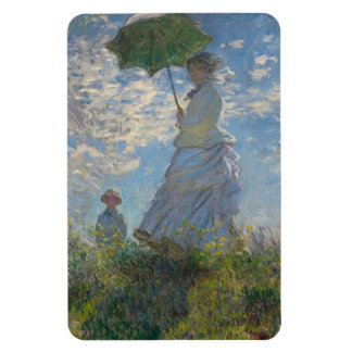 Woman with a Parasol - Madame Monet and Her Son Magnet