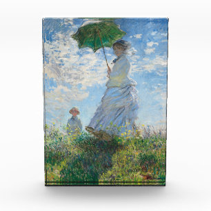 Woman with a Parasol, Madame Monet and Her Son Photo Block